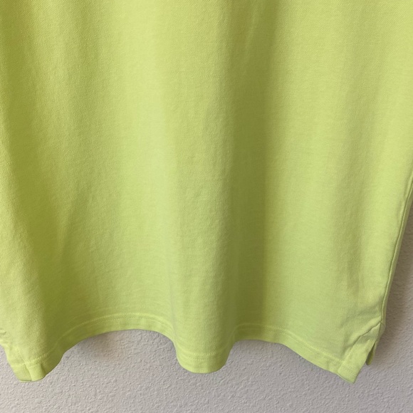 Crew Clothing Company Men’s Classic Pique Polo Shirt in Citrus Lime Size Medium - Picture 14 of 15